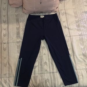 Adidas blue work out pants